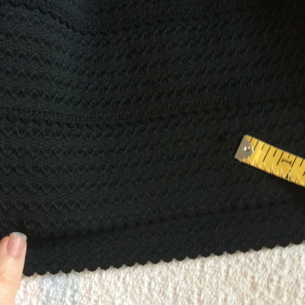 Express Strapless Stretchy Black Textured Dress XS - Picture 12 of 12